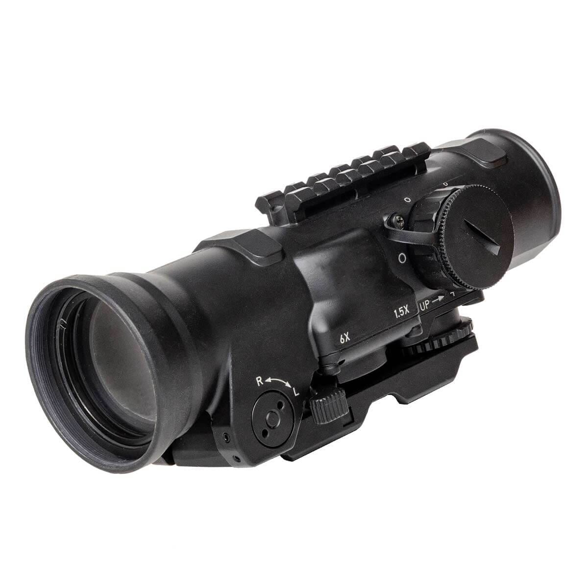 Elcan SpecterDR 1.5x/6x 7.62 BDC Black Scope w/Flip Covers, ARD & A.R.M ...