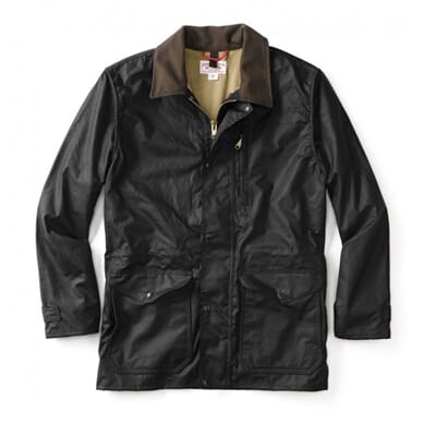 Filson Cover Cloth Mile Marker Coat Seattle Black XL 10409