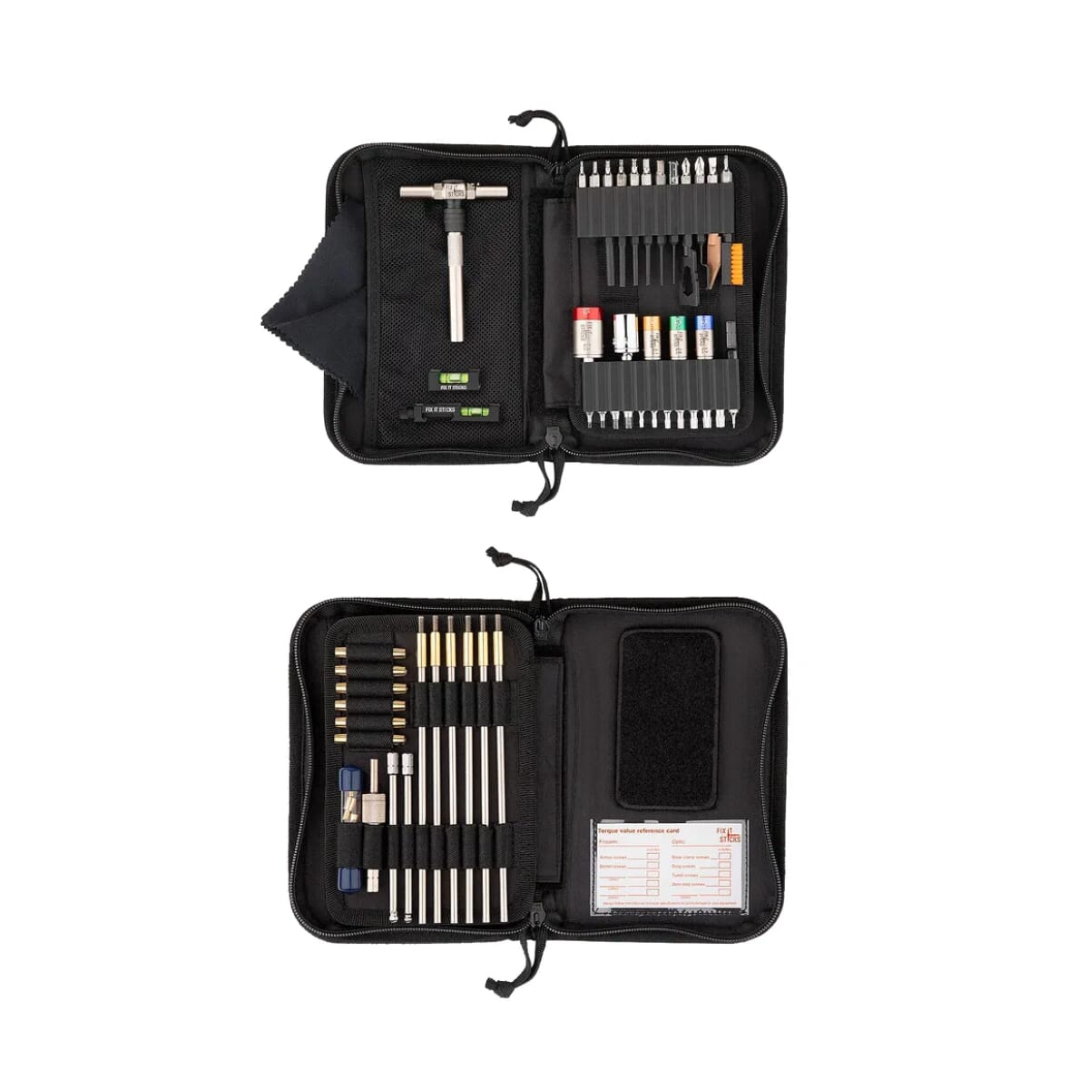 Fix It Sticks - 65, 45, 25 & 15 Inch lbs Kit with Deluxe Case, T-Handle,  and Extended Bit