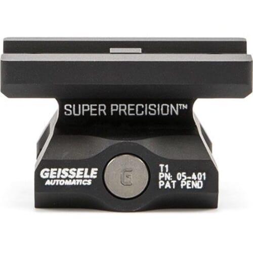 Geissele Super Precision APT1 Black Red Dot Mount for Aimpoint T1 & T2 w/ Absolute Co-Witness 05-401B