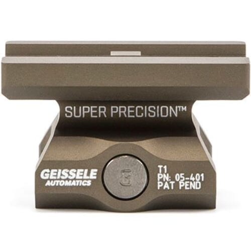 Geissele Super Precision APT1 Desert Dirt Red Dot Mount for Aimpoint T1 & T2 w/ Absolute Co-Witness 05-401S