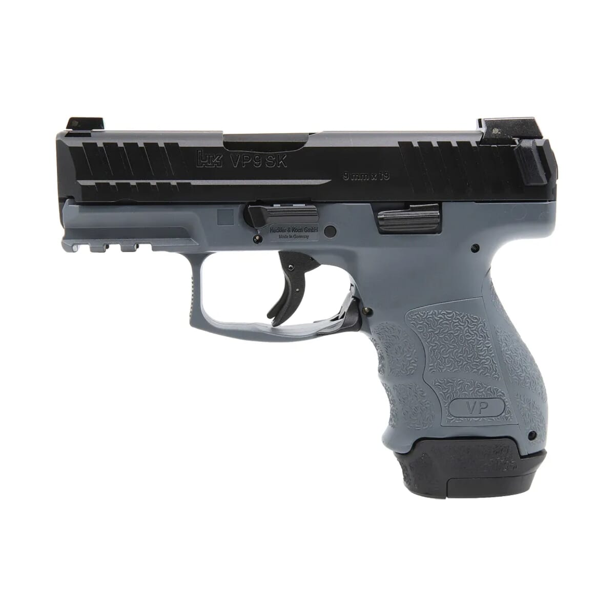 HK VP9SK 9mm 3.39" Bbl Grey Subcompact Pistol W/(1) 15rd, (2) 12rd Mags ...