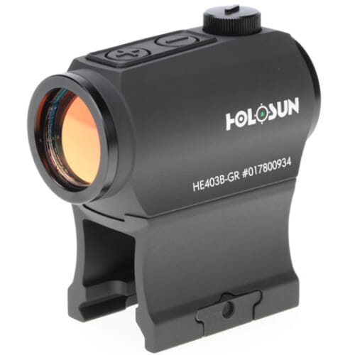 Holosun HE403B-GR Green 2MOA Dot 20mm Micro Reflex Sight HE403B-GR