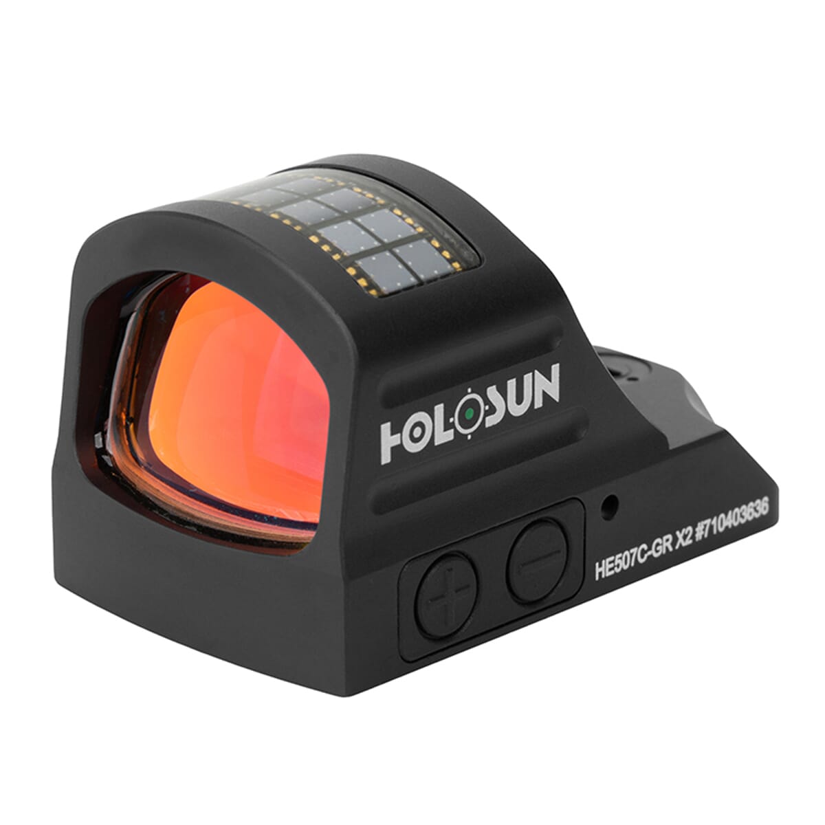 Holosun HE507C-GR-X2 Green Multi-Reticle Circle Dot Open Reflex Sight with Solar Failsafe and Shake Awake HE507C-GR-X2