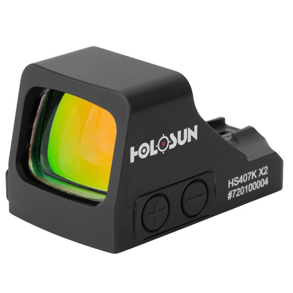 Holosun HS407K-X2 Compact 6MOA Dot Only Open Reflex Sight with Shake Awake HS407K-X2