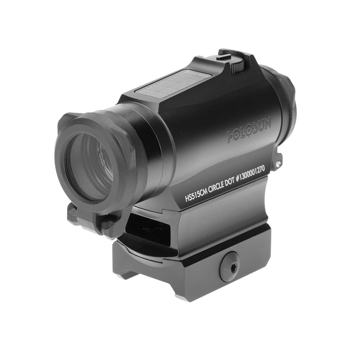 Holosun HS515CM Multi-Reticle Circle Dot 20mm Micro Reflex Sight with Solar Failsafe Shake Awake and QD Mount HS515CM