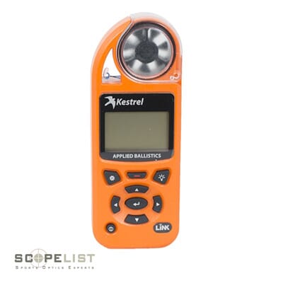 Kestrel 5700 Elite Blaze Orange Weather Meter with Applied Ballistics with LiNK 0857ALBLZ