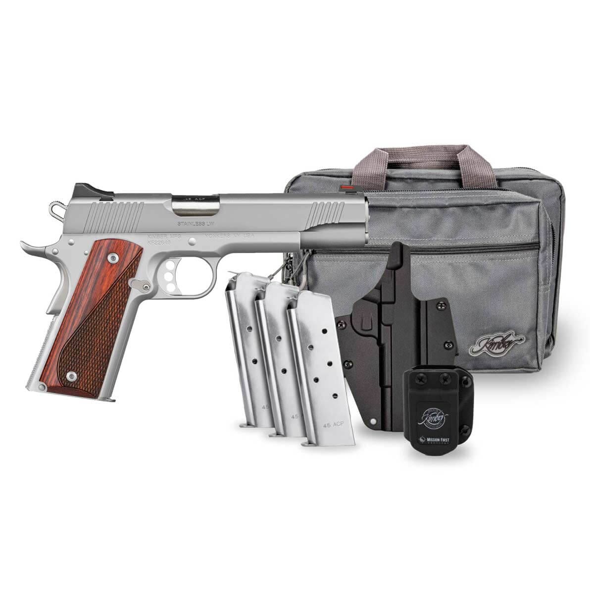 Shop Kimber 1911 Stainless LW .45 ACP 5" Bbl Optics Ready Pistol w