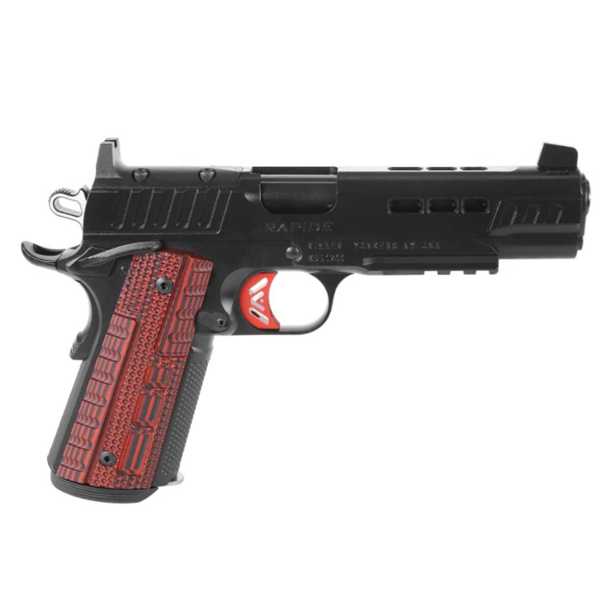 Kimber 1911 Rapide Heat 9mm 5.5" Bbl 9rd Optics Ready Black/Red Pistol