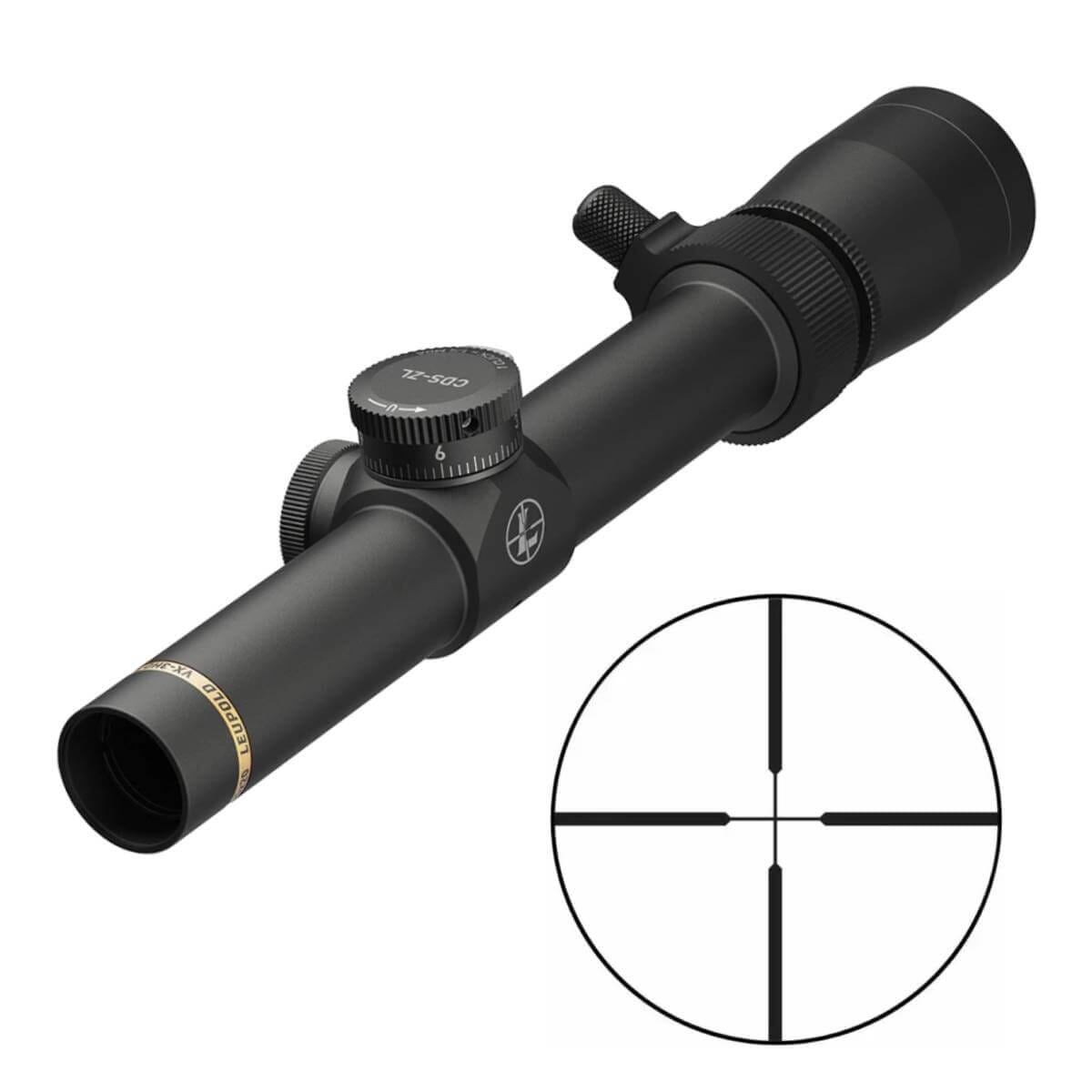 Leupold VX-3HD 1.5-5x20 1 inch CDS-ZL Non Illuminated Duplex SFP