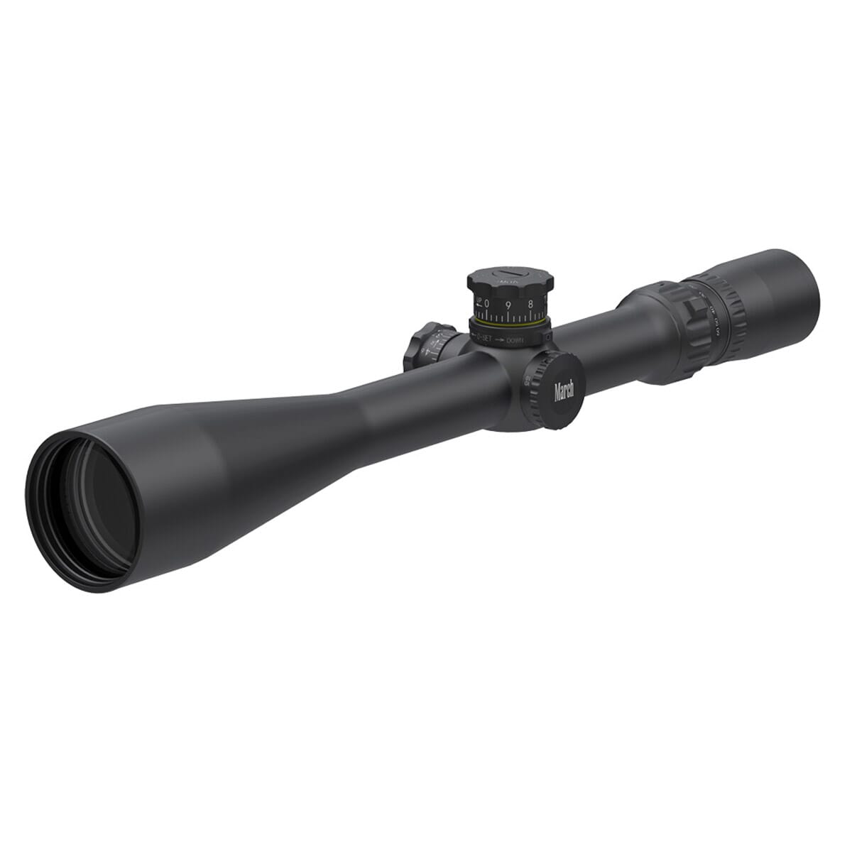 March Tactical 10-60x52 MTR-4 Non-Illuminated 1/8 MOA SFP Riflescope D60V52TM-MTR-4