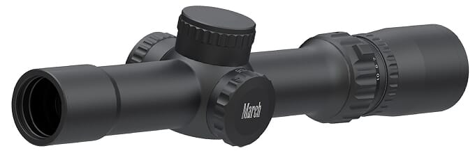 March Compact 1-10x24 MTR-4 Non-Illuminated 1/4 MOA SFP Riflescope D10V24M-MTR-4
