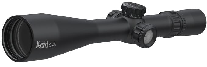 March FX Tactical 5-40x56 FMA-1 Illuminated 1/8 MOA FFP Riflescope D40V56FIMA8-FMA-1