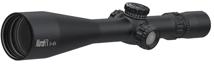 March FX Tactical 5-40x56 FMA-1 Illuminated 1/4 MOA FFP Riflescope D40V56FIMA4-FMA-1