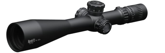 March FX Tactical Gen II 5-40x56 FMA-1 Illuminated 1/8 MOA FFP Riflescope D40V56FIMA8-G2-FMA-1