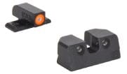 Meprolight Hyper-Bright FN 509 Fixed Orange Ring/Green Dot Tritium Illum Pistol Sight Set 0408893131
