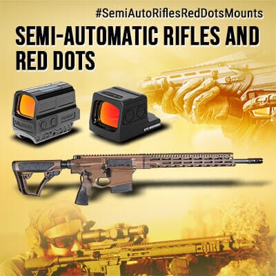 best selling semi auto rifles red dots