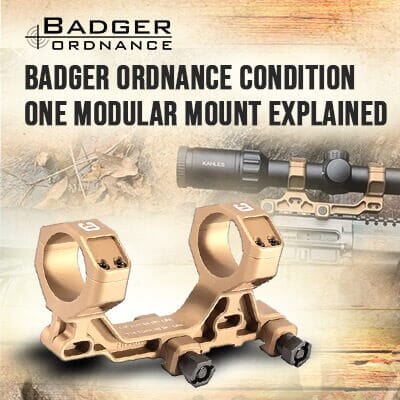 Badger Condition One Modular Mount Explained