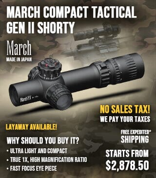 March Compact Tactical Gen II Shorty