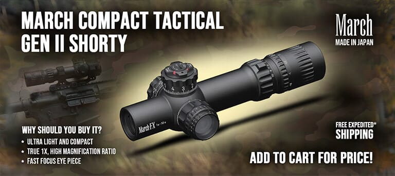 March Compact Tactical Gen II Shorty