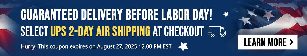 guaranteed delivery before labor day