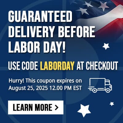 <strong>guaranteed delivery before labor day</strong>