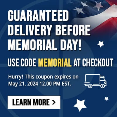 <strong>guaranteed delivery before memorial day</strong>