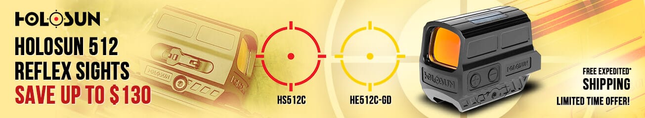 Holosun 512 Reflex Sights