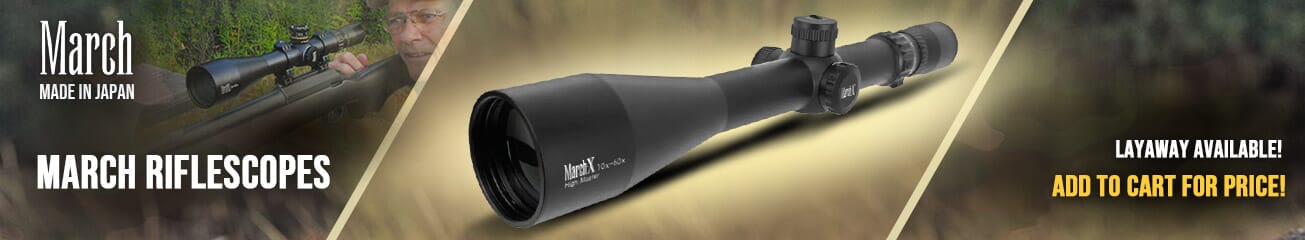 March Riflescopes Sale