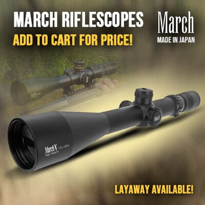 March Riflescopes Sale