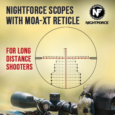 MOA-XT Nightforce Newest Tree Style Long Range Reticle