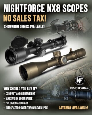 Nightforce NX8 Rifle Scopes
