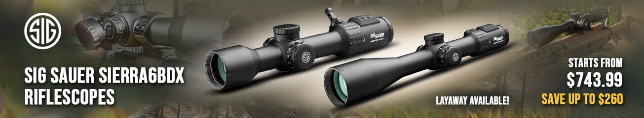 Sig Sauer SIERRA6BDX Rifle scopes