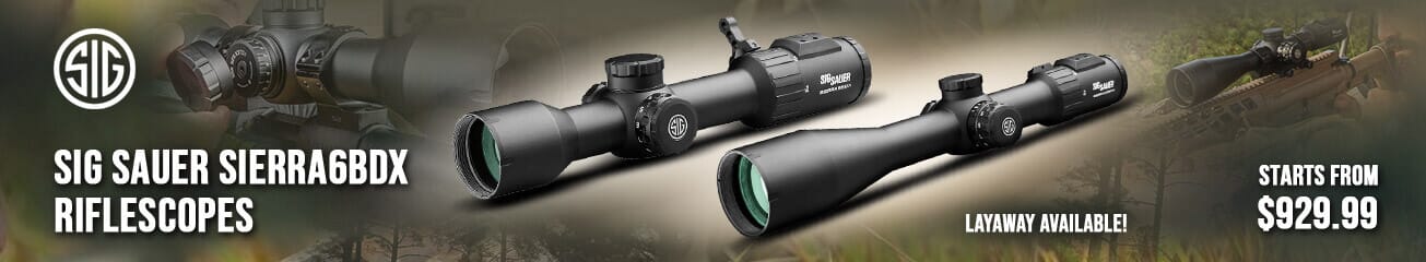 Sig Sauer SIERRA6BDX Rifle scopes