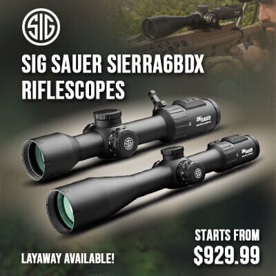 Sig Sauer SIERRA6BDX Rifle scopes