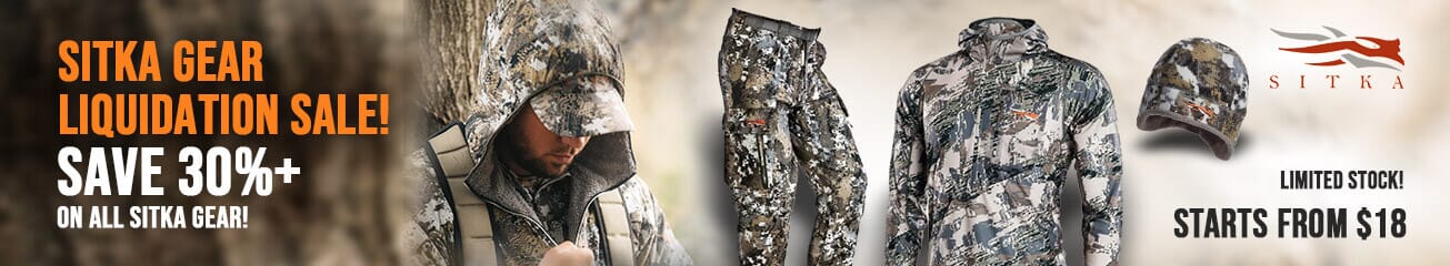 Sitka Gear Liquidation Sale