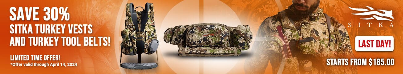 Sitka Turkey Vests & Tool Sale