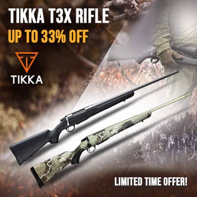 Tikka T3x Rifle $75 Rebate!