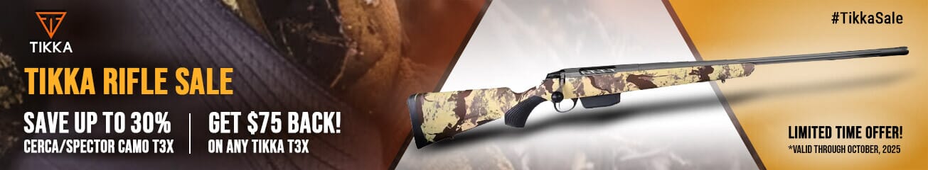 Tikka Rifle Sale!