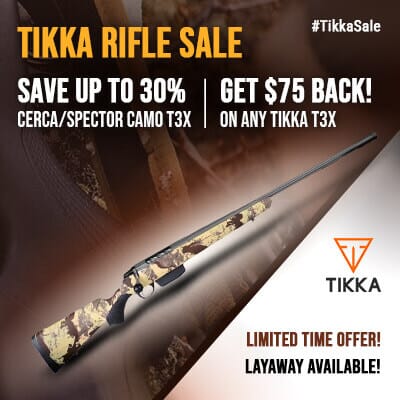 Tikka Rifle Sale!