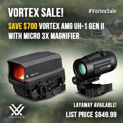 Vortex AMG UH-1 Gen II Holographic Sight w/Micro 3x Magnifier