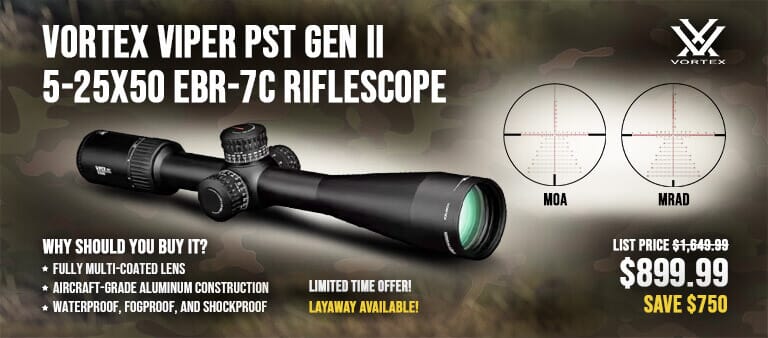 Vortex Viper PST Gen II Rifle Scope