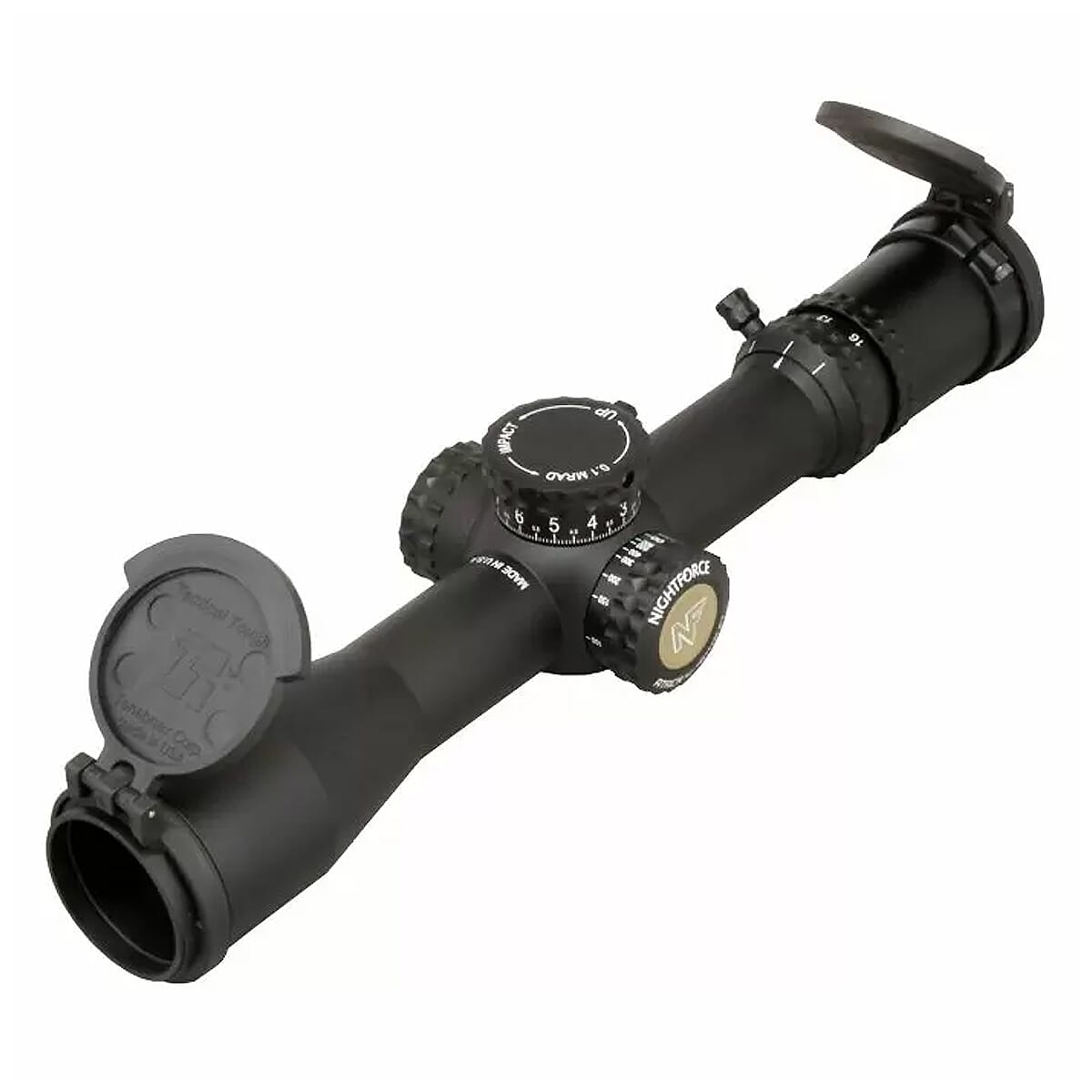 Nightforce ATACR 4-16x42 F1 ZeroHold .1 Mil-Radian DigIllum PTL Mil-R Like New Demo Riflescope w/Flip Up Covers C552