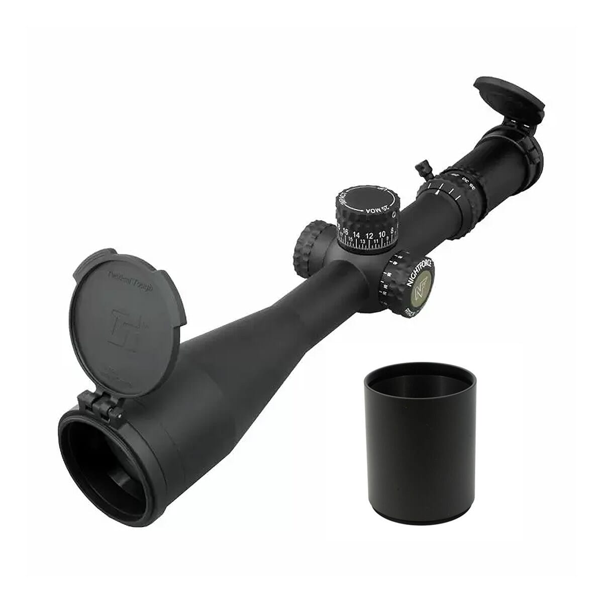 Nightforce ATACR 7-35x56 F2 Zerostop 0.1 Mrad Mil-C Digillum PTL Riflescope w/Flip Up Covers/Sunshade C627
