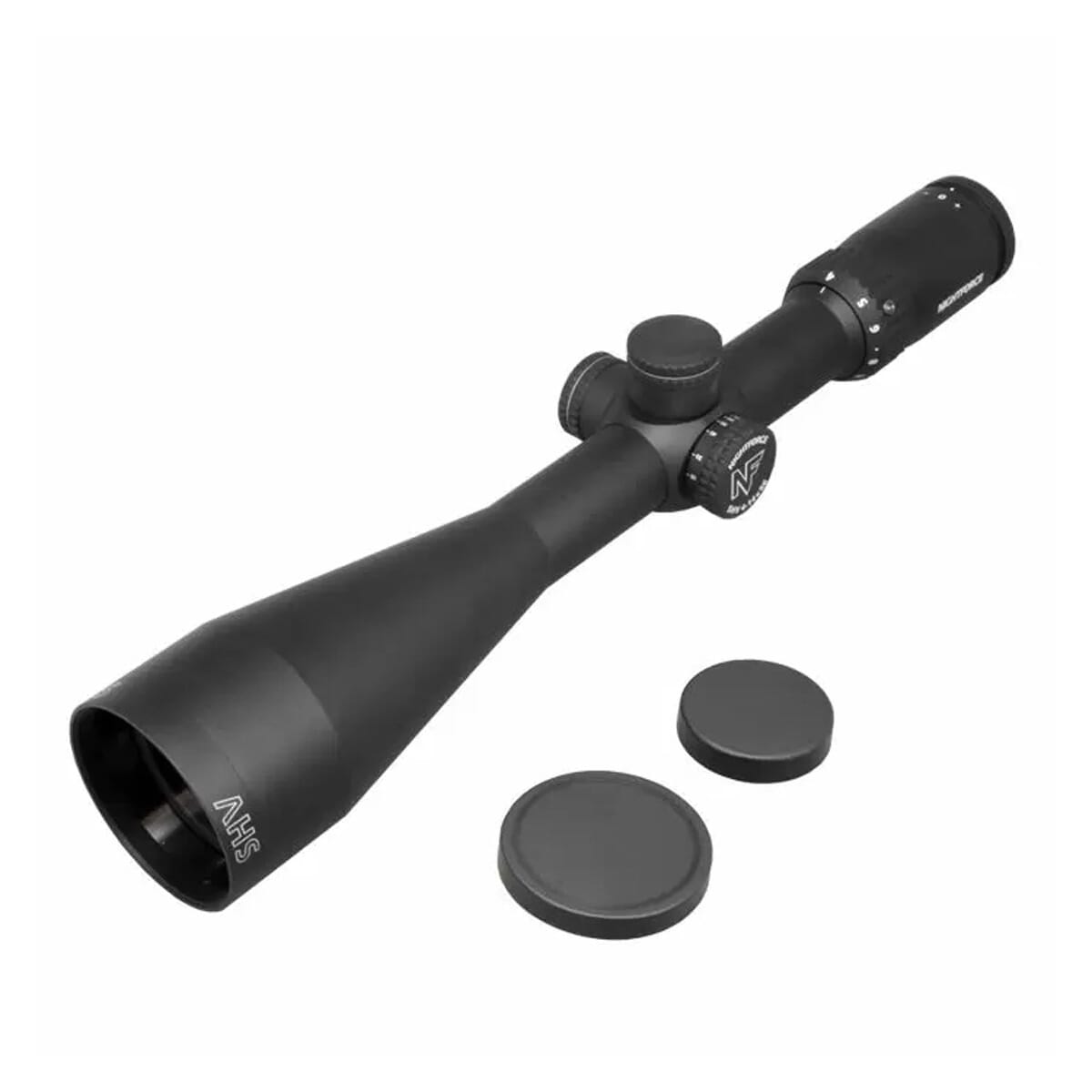 Nightforce SHV 4-14x56 Center Illum MOAR SFP Riflescope w/Rubber Lens Covers C522