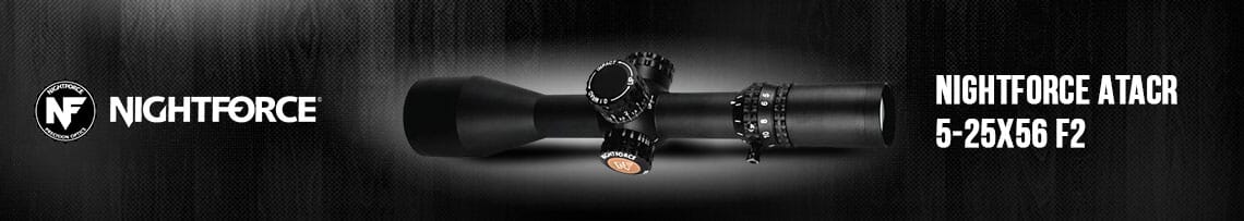 Nightforce ATACR 5-25x56 F2 Rifle Scopes