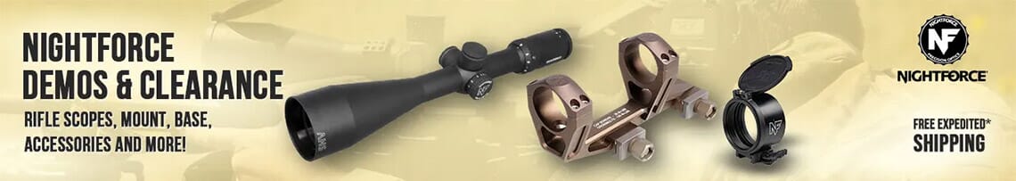 Nightforce Demos and Clearance
