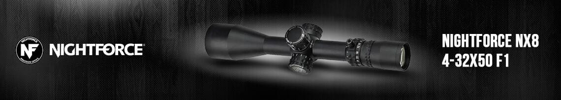 Nightforce NX8 4-32x50 F1 Rifle Scopes