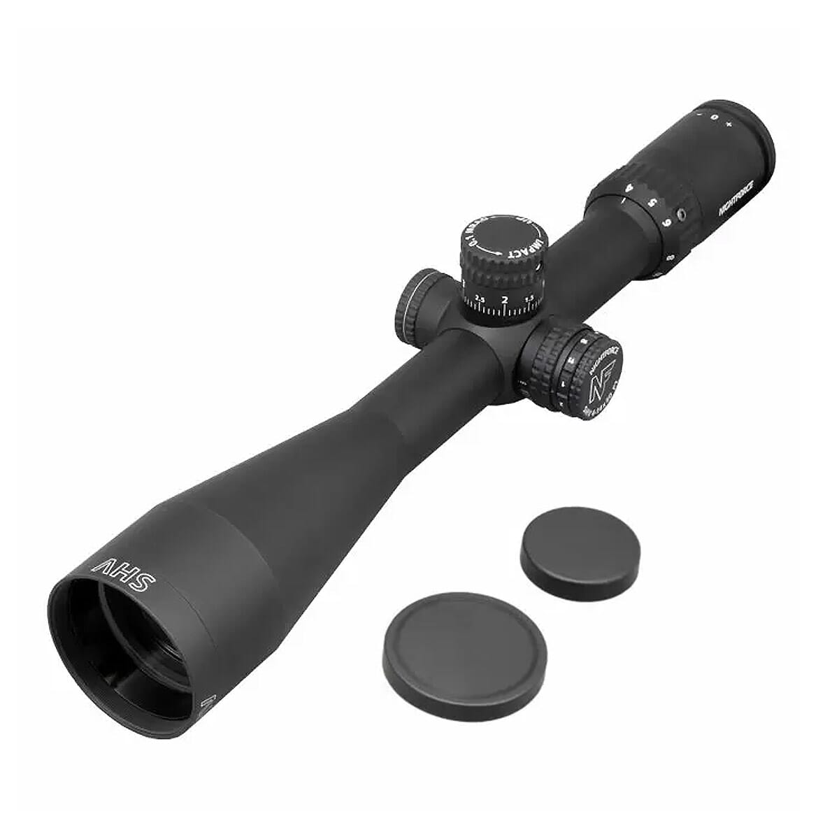 Nightforce SHV 4-14x50 F1 Riflescope Mil-R FFP w/Rubber Lens Covers C557