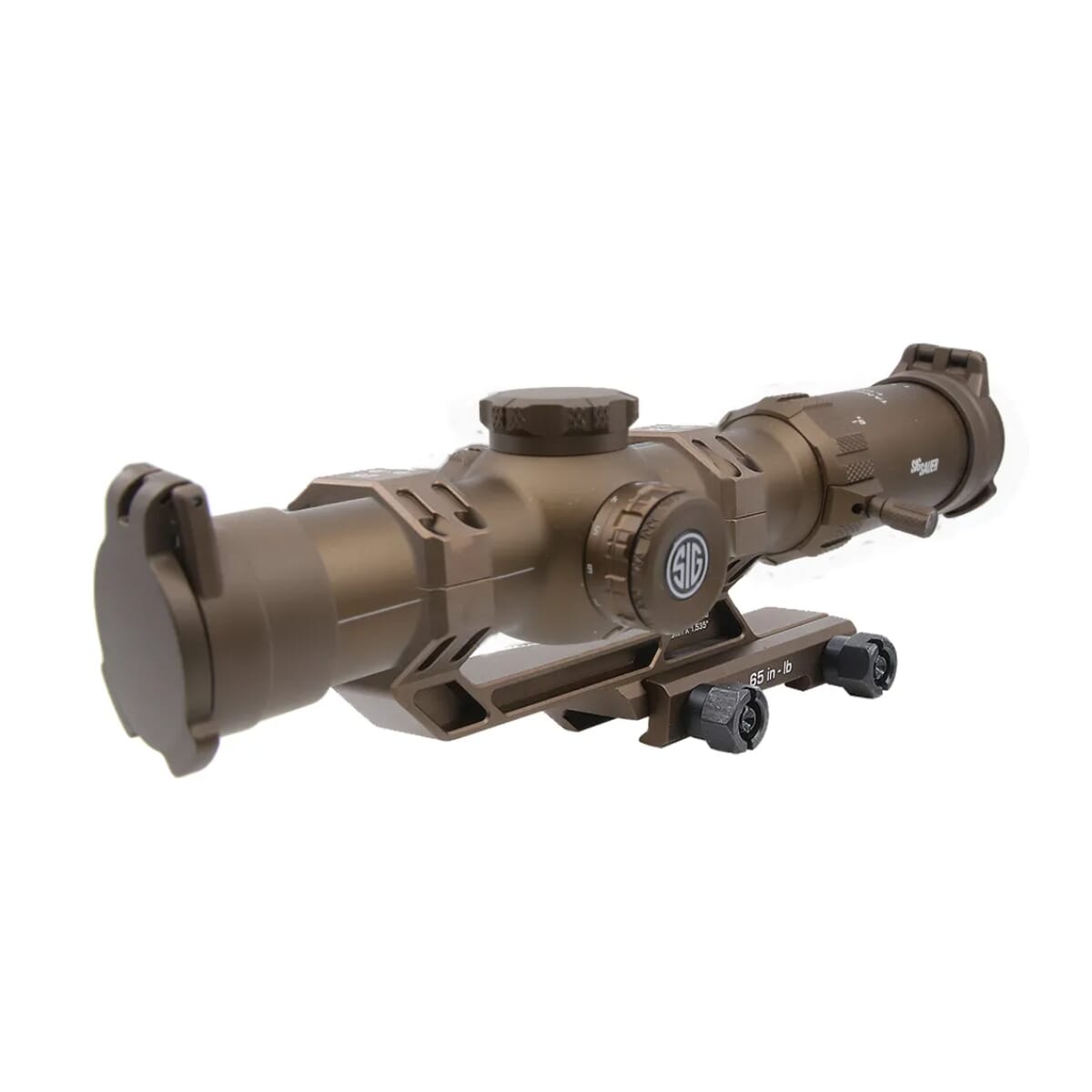 Sig Sauer TANGO-MSR 1-10x26mm Illum BDC10 FFP Coyote Tan Riflescope w/ALPHA-MSR Mount SOTM11202